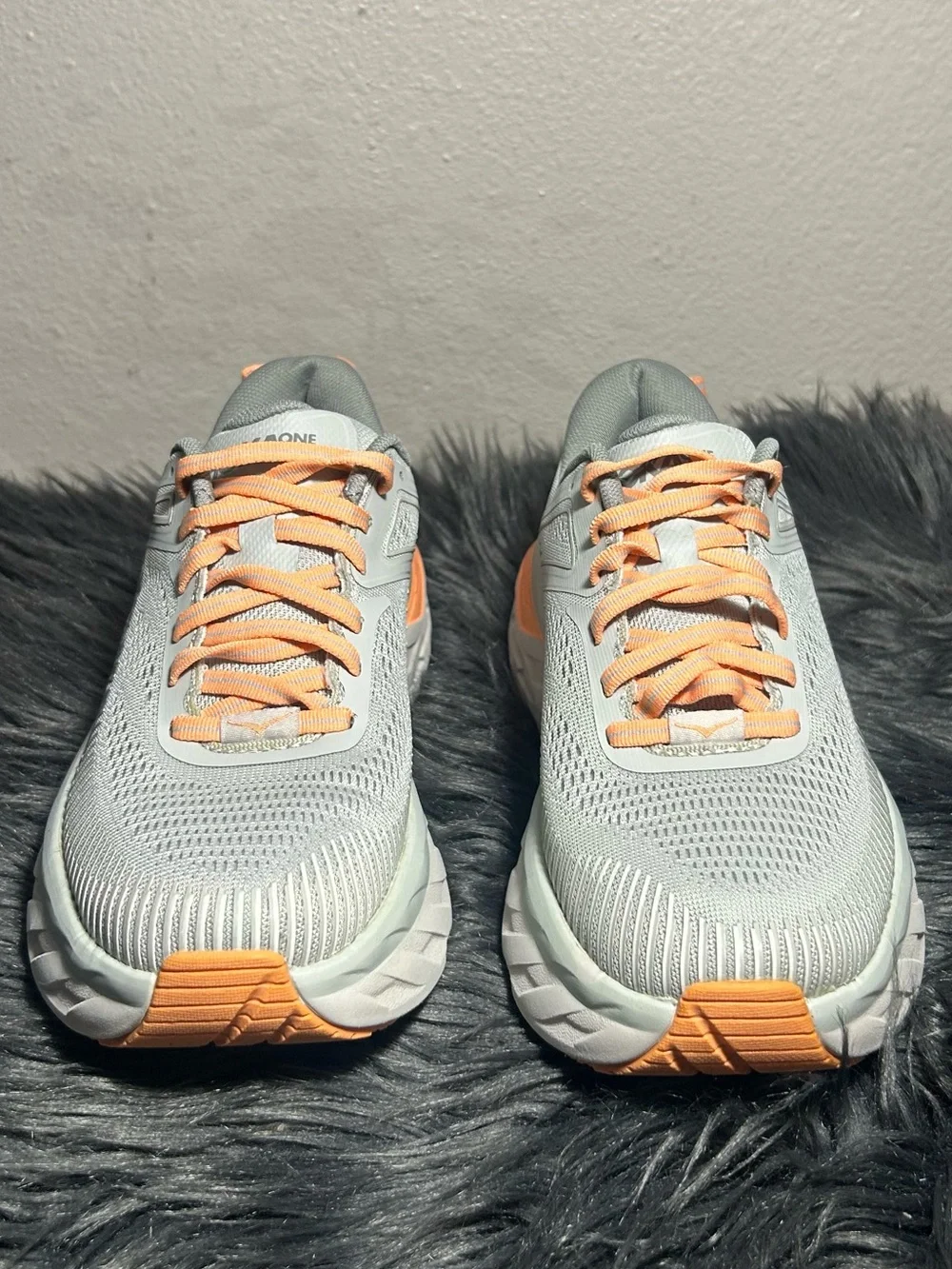 Hoka One One Bondi 7 Running Gray Harbor Mist Comfort Sneakers Size 5.5